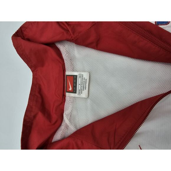 Vintage Team USA 100% Polyester Full Zip OLYMPIC Jacket WOMEN'S Size SMALL RED - Picture 6 of 11
